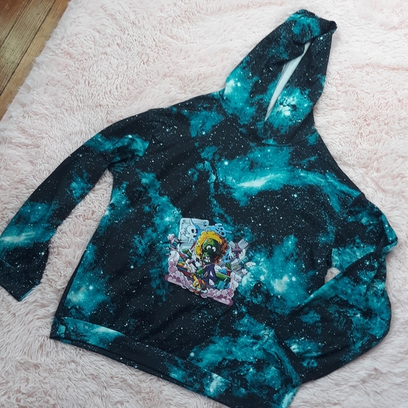 Revenge Clothing Other - - Custom zombie graffix galaxy dye silky style hoodie- unique rare origina…